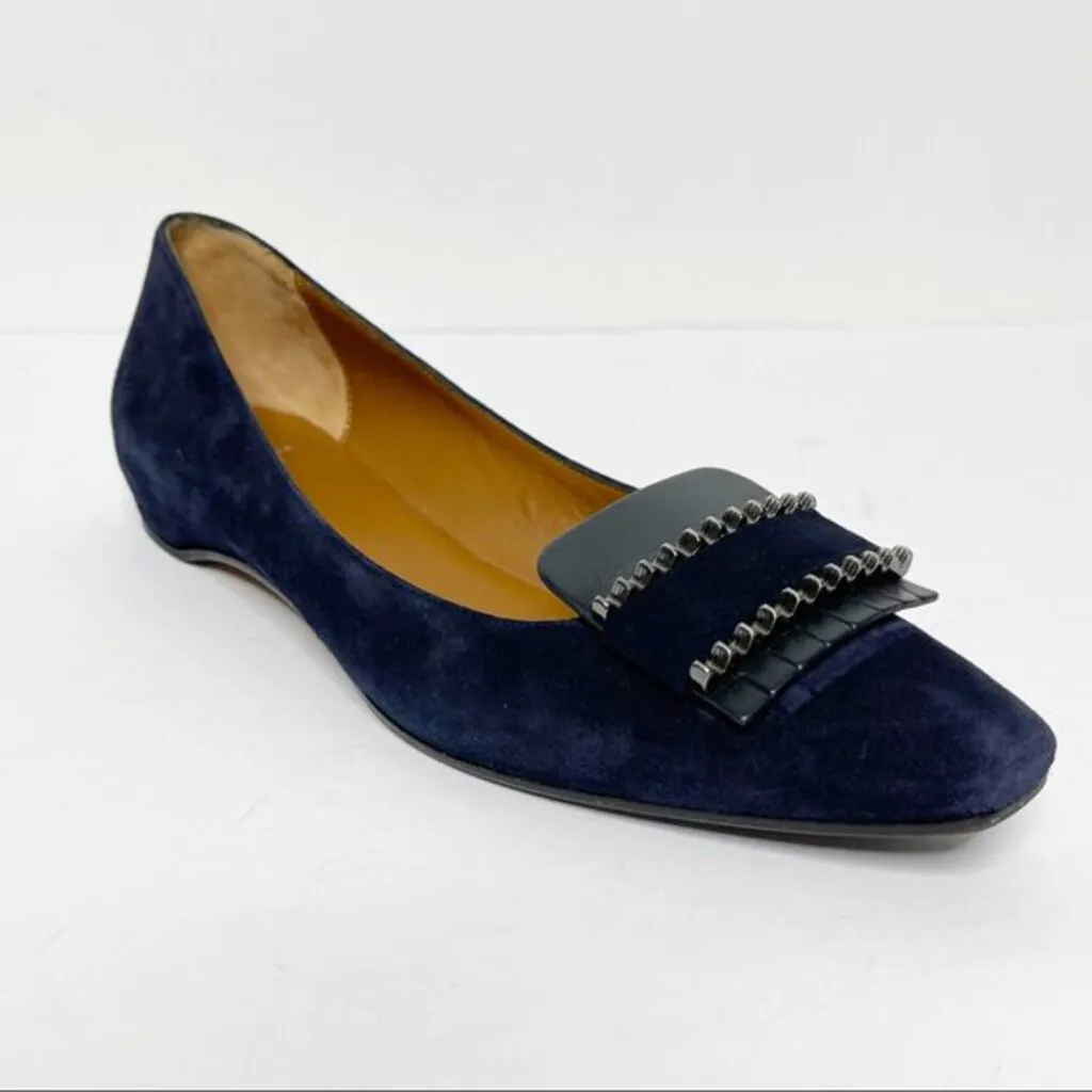 Aquatalia Mindy Suede Flats - Size 8.5