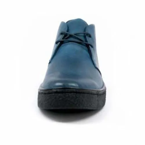 British Walkers Playboy Classic Men's Steel Blue Leather