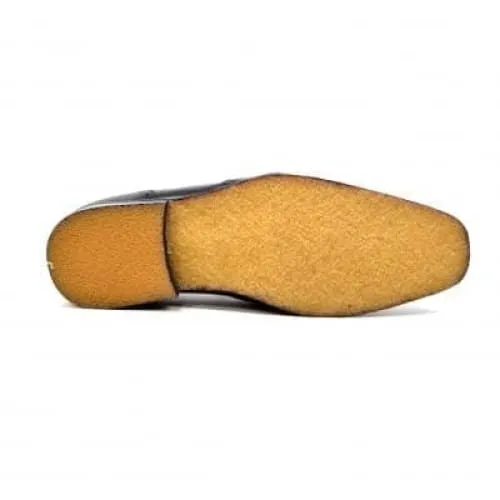 British Walkers Rick Men's Black Leather Slip On