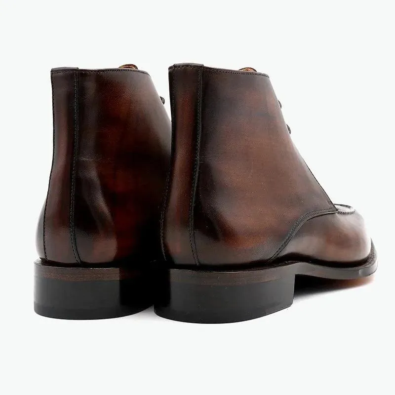 Genuine Calf Leather Men's Derby