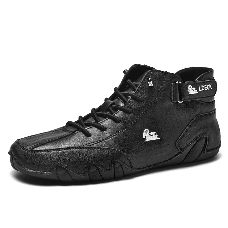 Leather Casual Sneakers for Men