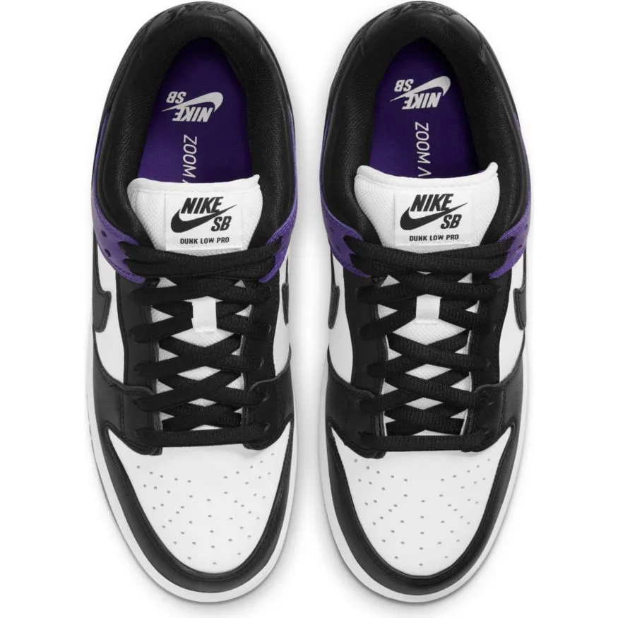 Nike SB Dunk Low Pro Skateboard Shoe - Court Purple/Black-White-Court Purple